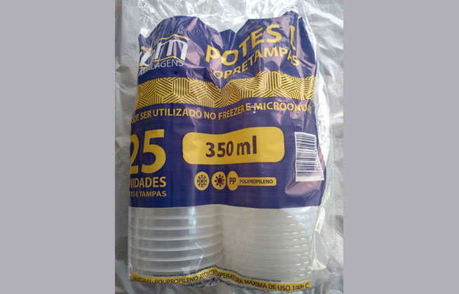 KIT POTE TAMPA “PP” 350ML CX 16X25