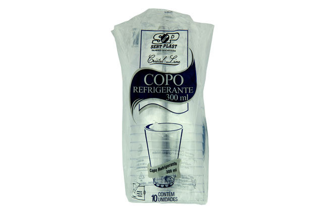 Copo SP refrigerante cristal 300ml 30×10