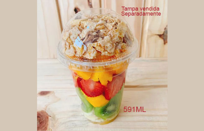 COPO PET BOLHA CRISTAL 591ML