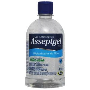 ÁLCOOL GEL ASSEPTGEL CRISTAL 420G