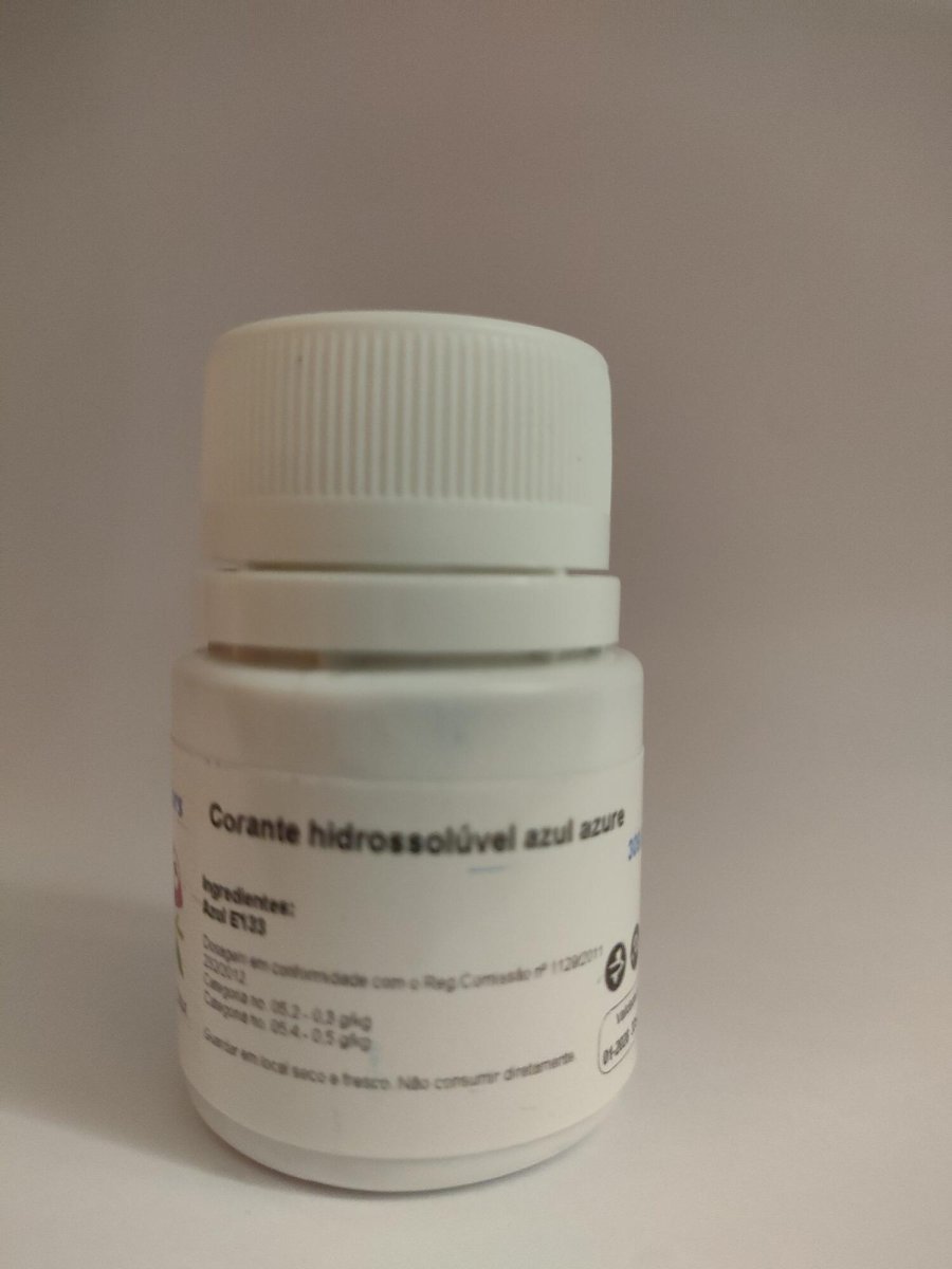 Corante em Pó Hidrossolúvel Azul