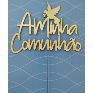 Topper A Minha Comunhão Com Pomba