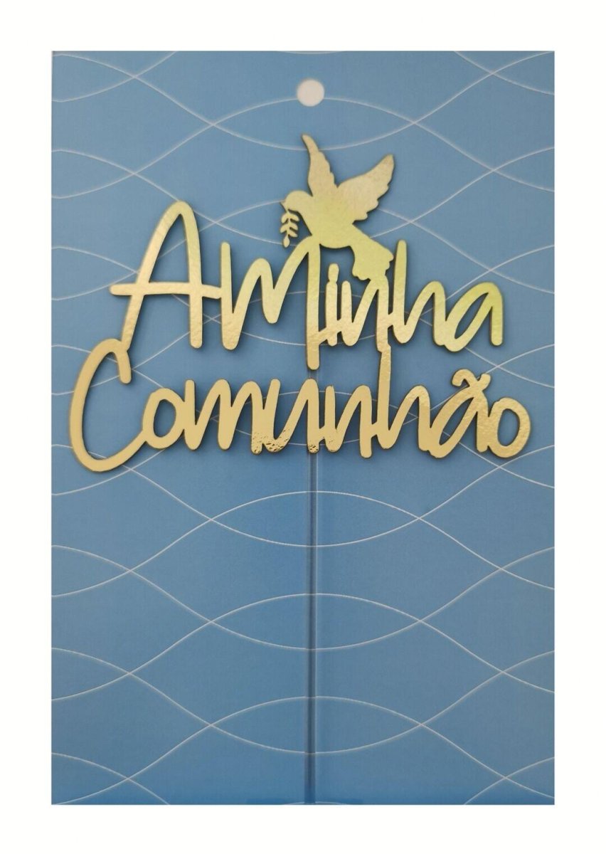 Topper A Minha Comunhão Com Pomba