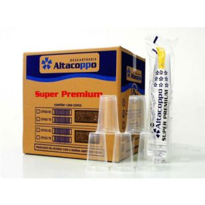 Copo descartável 550ml PP liso 20×50