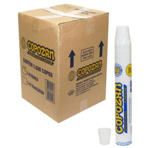 COPO DESCARTÁVEL 80ML PS COPOZAN 25X100 CX 2500