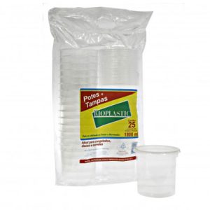KIT POTE TAMPA “PP” 1800ML CX 8X25