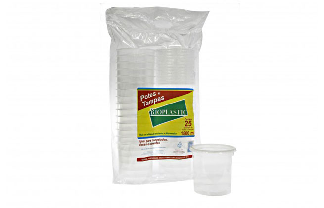 KIT POTE TAMPA “PP” 1800ML CX 8X25