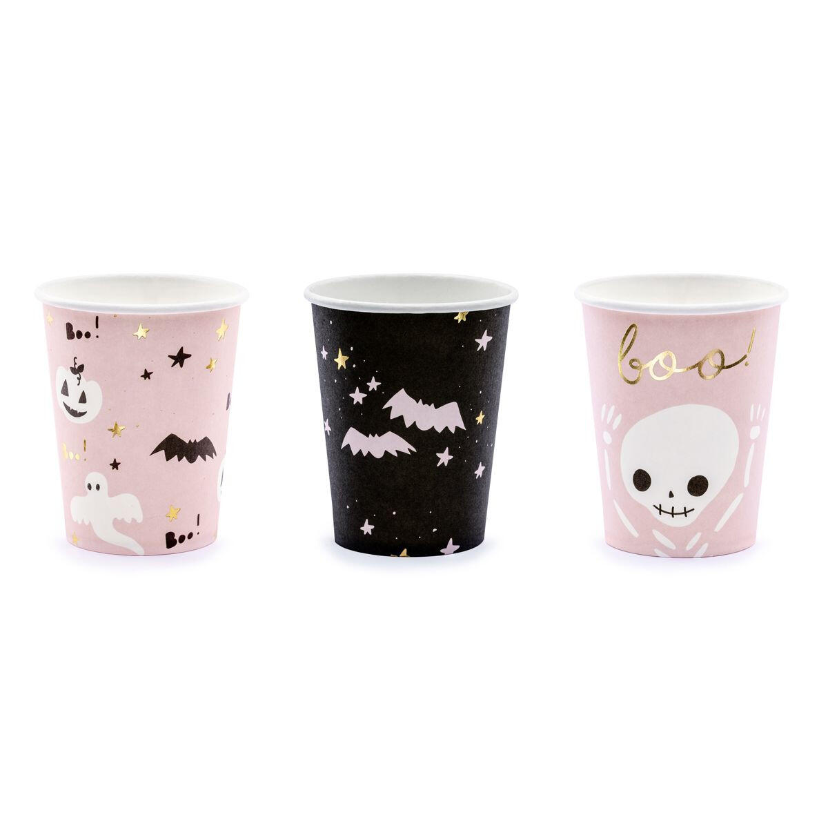 Conj. 6 Copos Halloween
