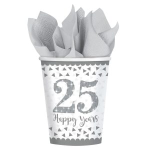 Conj. 8 Copos 25 Anos