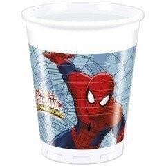 Conj. 8 Copos Homem Aranha