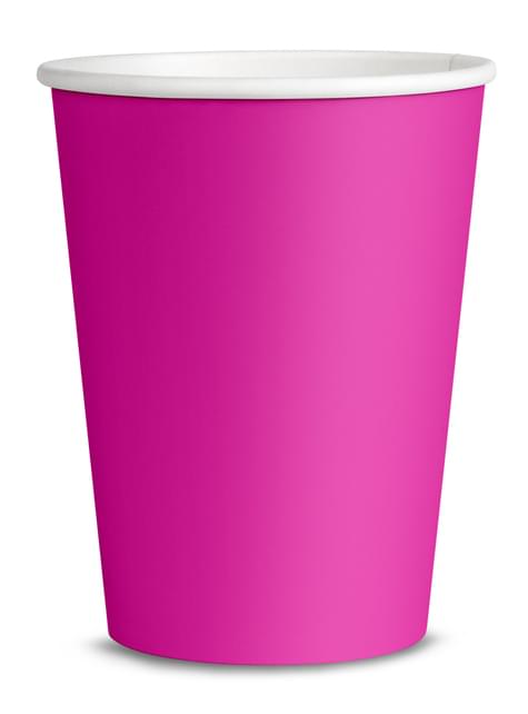 Pack 8 Copos Bright Pink