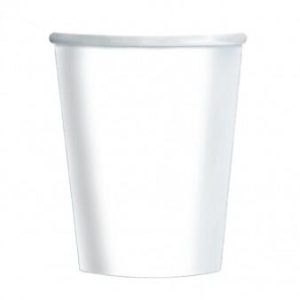 Pack 8 Copos Branco